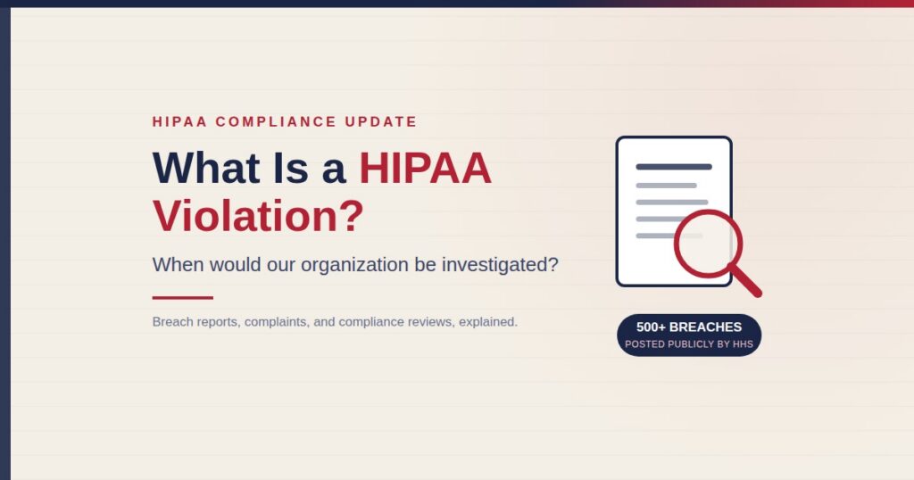 What Is a HIPAA Violation?